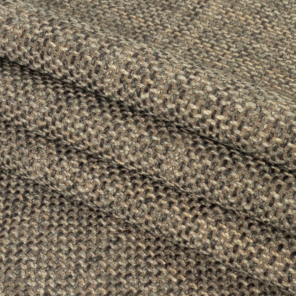 Silver Upholstery Tweed - Folded