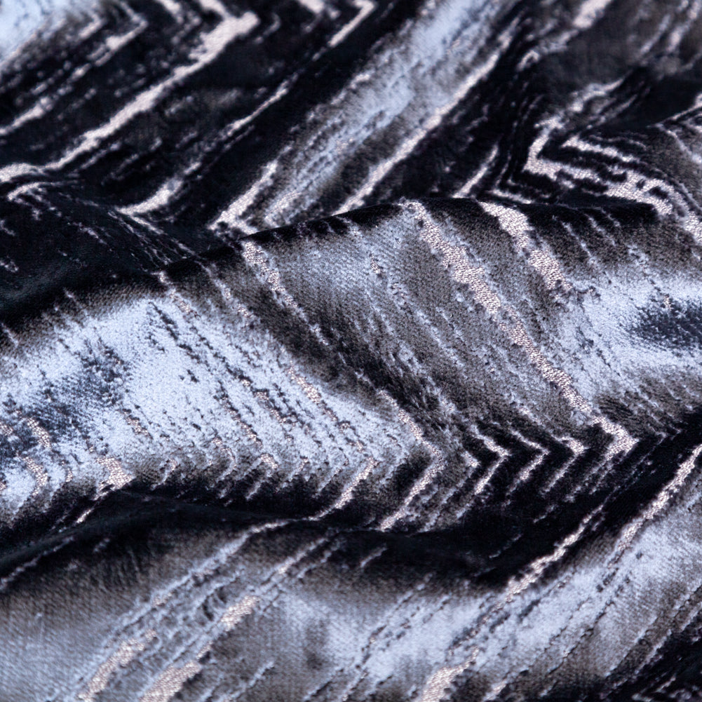 Slate Upholstery Velvet Burnout Detail Slate Upholstery Velvet Burnout Detail