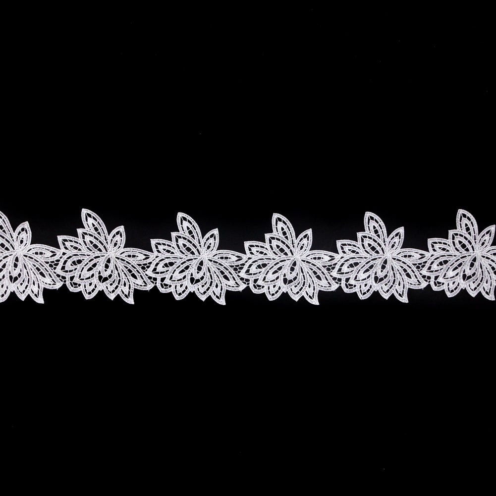 Fancy White Floral Venise Lace Trim - 3.5" Fancy White Floral Venise Lace Trim - 3.5"