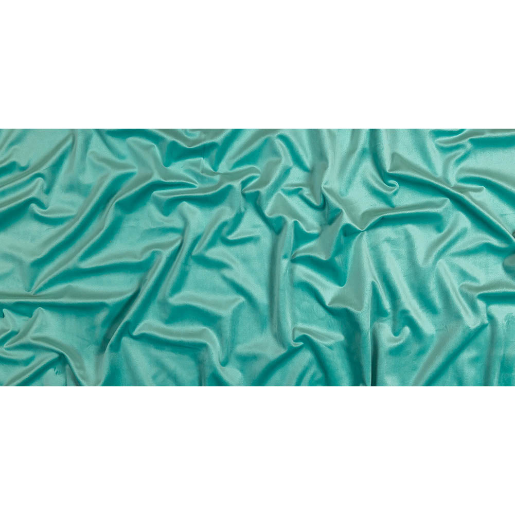 Nile Blue Creamy Polyester Velvet - Full Nile Blue Creamy Polyester Velvet - Full