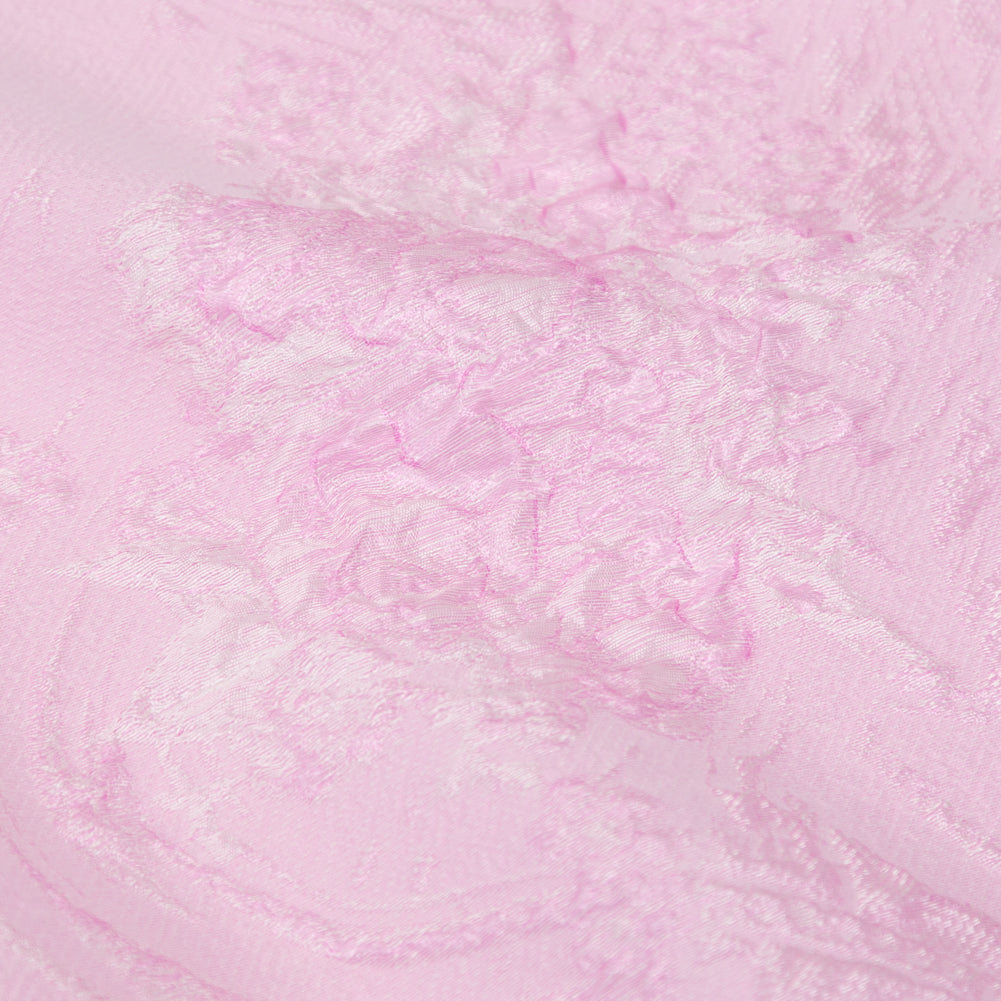 Luminous Pink Lavender Abstract Luxury Double-Layer Organza Brocade - Full Luminous Pink Lavender Abstract Luxury Double-Layer Organza Brocade - Full