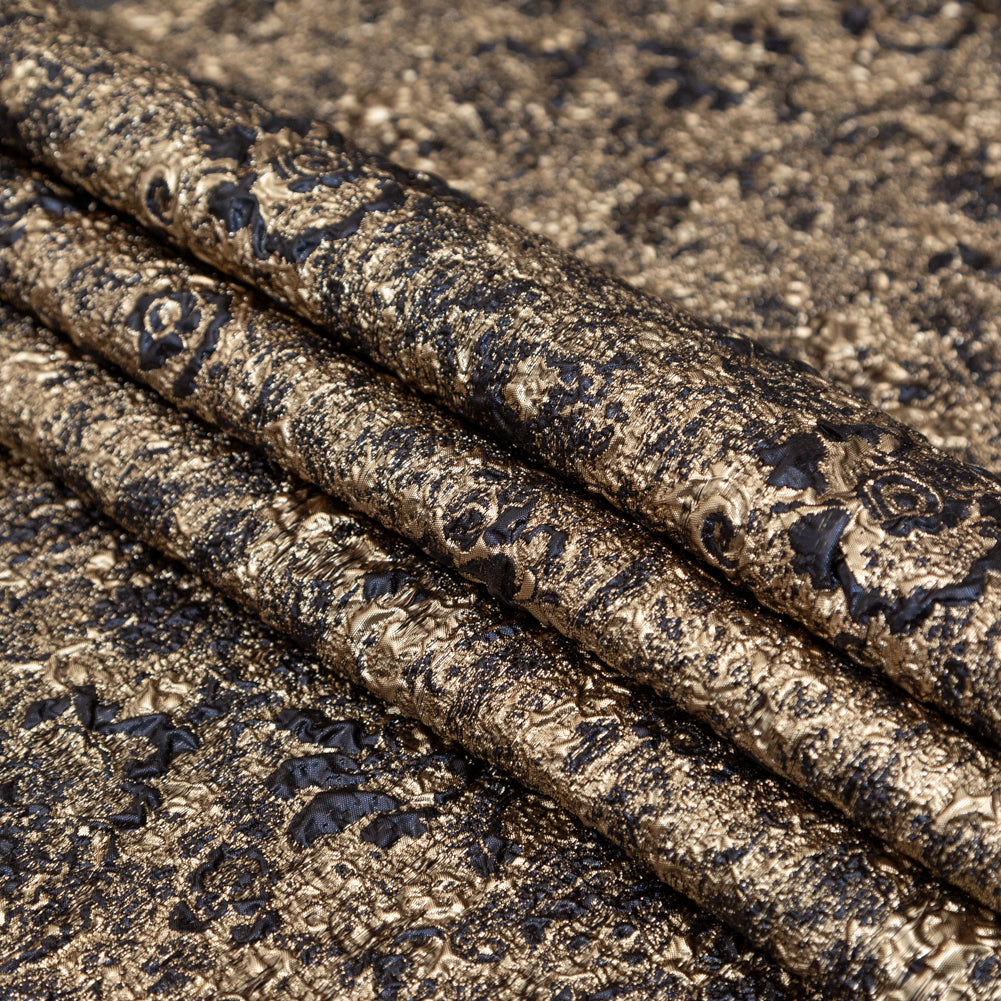 Blue and Gold Luxury Metallic Brocade Detail Blue and Gold Luxury Metallic Brocade Detail