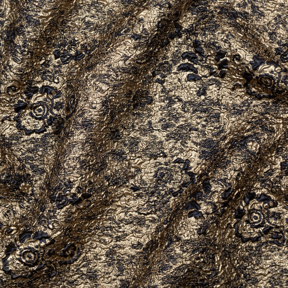 Blue and Gold Luxury Metallic Brocade Blue and Gold Luxury Metallic Brocade