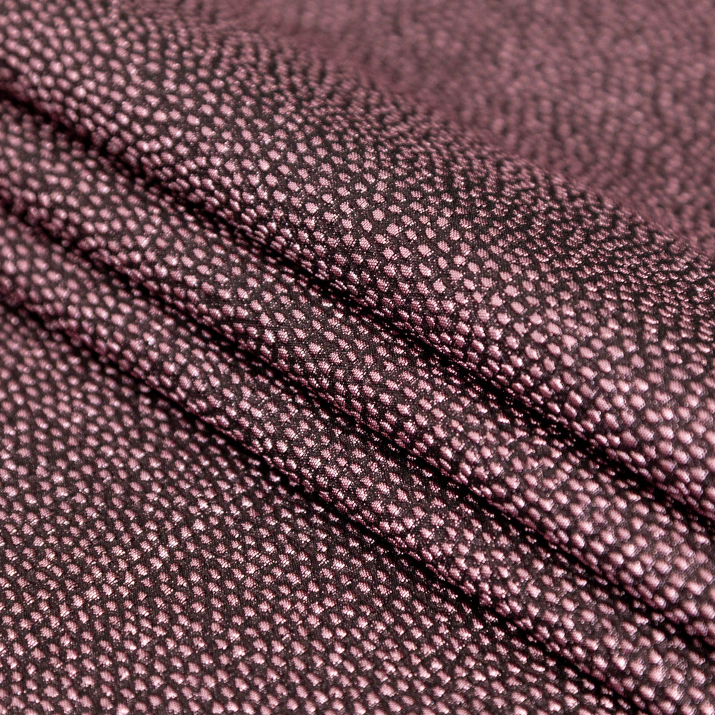 Metallic Pink on Black Abstract Luxury Brocade Detail Metallic Pink on Black Abstract Luxury Brocade Detail