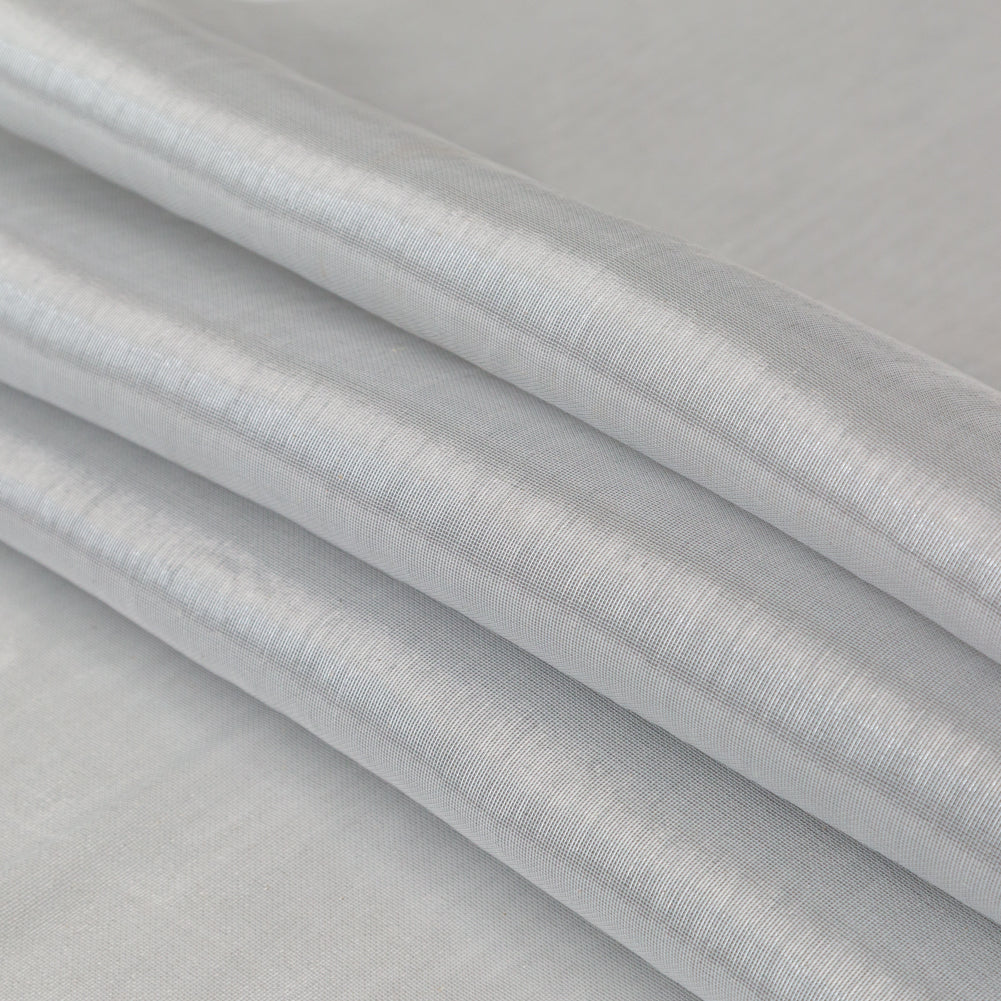Metallic Woven Lame - Platinum - Betania Collection Detail Metallic Woven Lame - Platinum - Betania Collection Detail