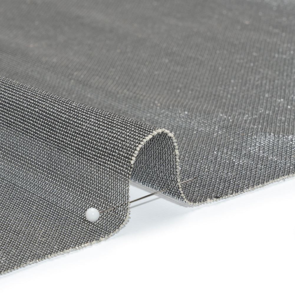Metallic Woven Lame - Silver - Betania Collection - Detail Metallic Woven Lame - Silver - Betania Collection - Detail