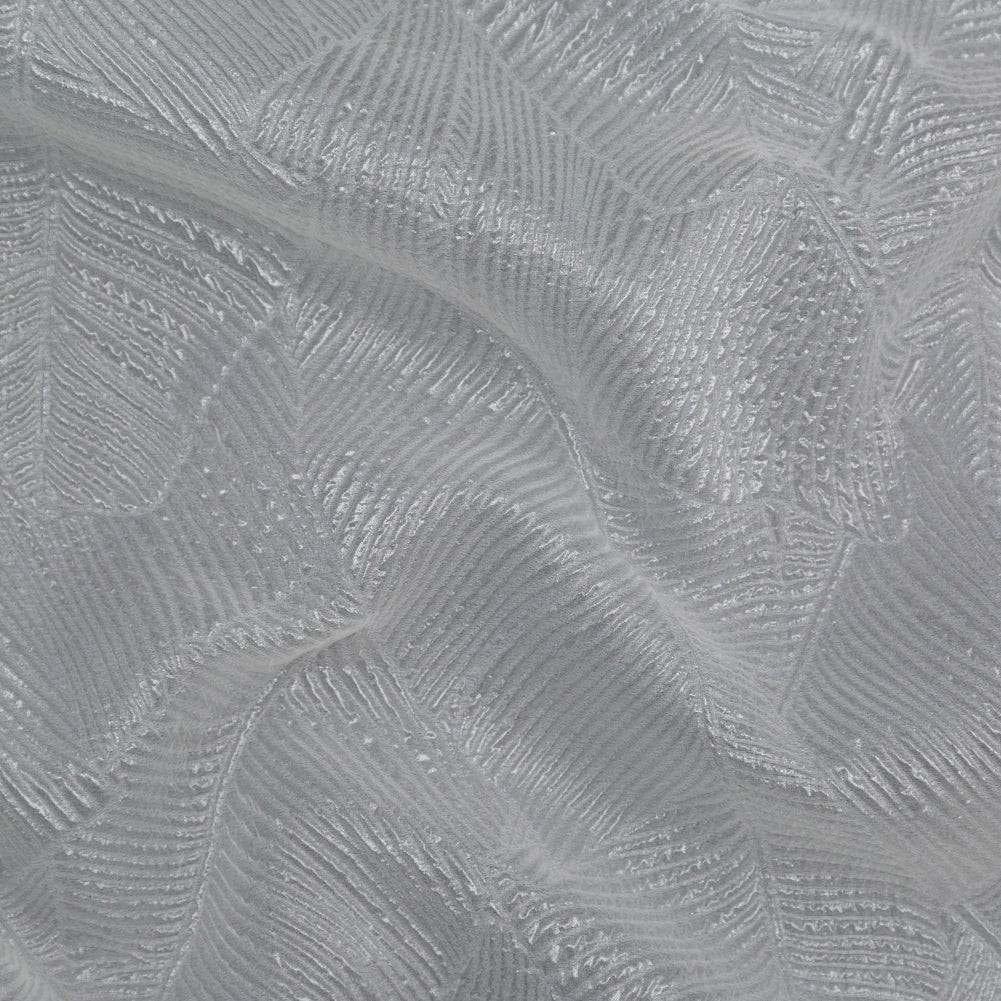 Luminous White Double-Layer Organza Brocade Luminous White Double-Layer Organza Brocade