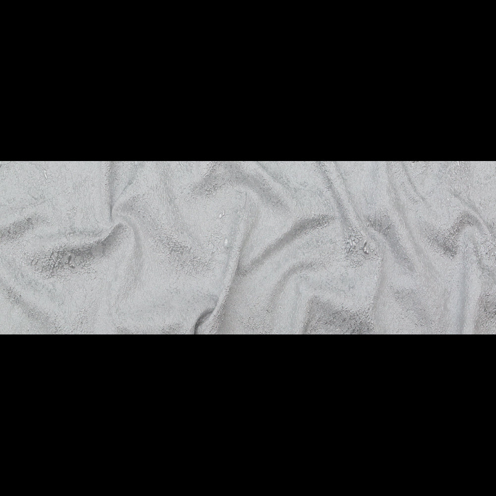 White and Silver Abstract Luxury Metallic Brocade - Folded White and Silver Abstract Luxury Metallic Brocade - Folded