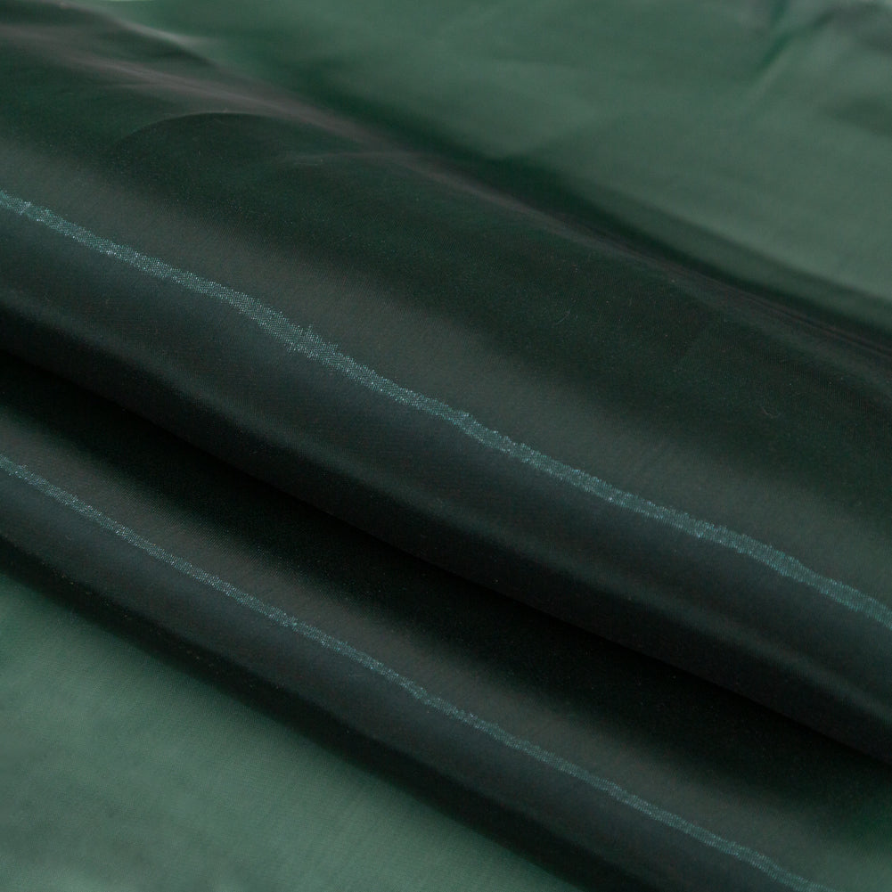 Iridescent Organza - Sleek Emerald Green Detail Iridescent Organza - Sleek Emerald Green Detail