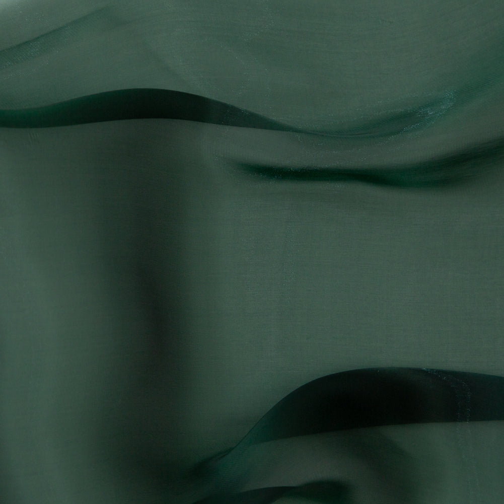 Iridescent Organza - Sleek Emerald Green Iridescent Organza - Sleek Emerald Green