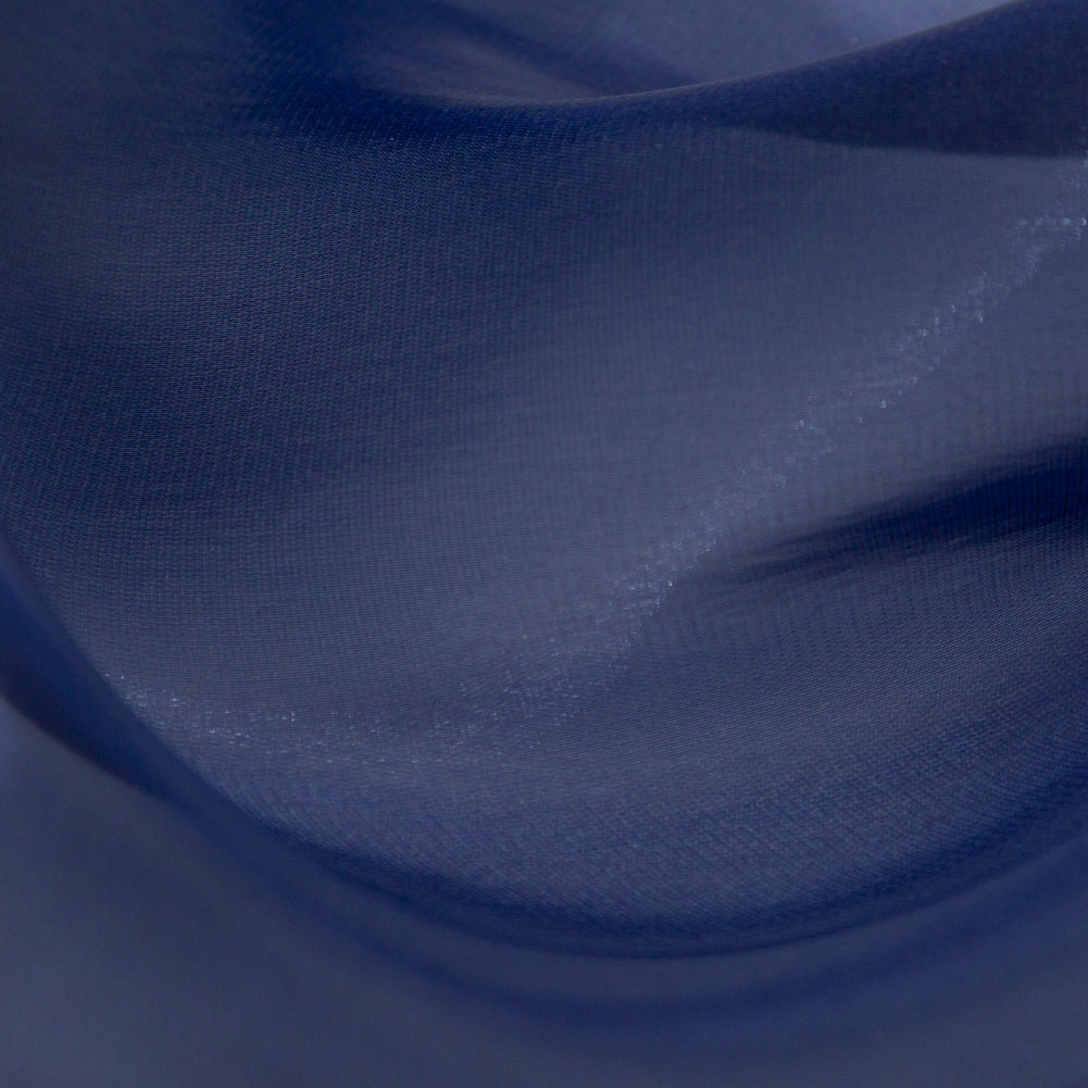 Iridescent Organza - Stark Royal Blue Full Iridescent Organza - Stark Royal Blue Full