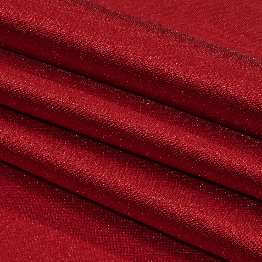 Kestrel Tango Red Novelty Polyester Pique - Full Kestrel Tango Red Novelty Polyester Pique - Full
