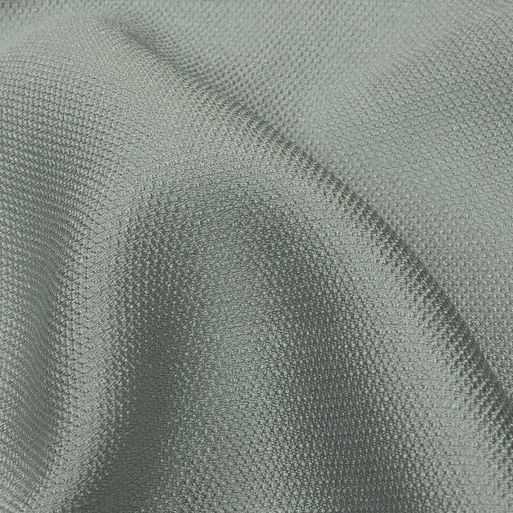 Novelty Polyester Pique - Silver - Kestrel Collection Detail Novelty Polyester Pique - Silver - Kestrel Collection Detail