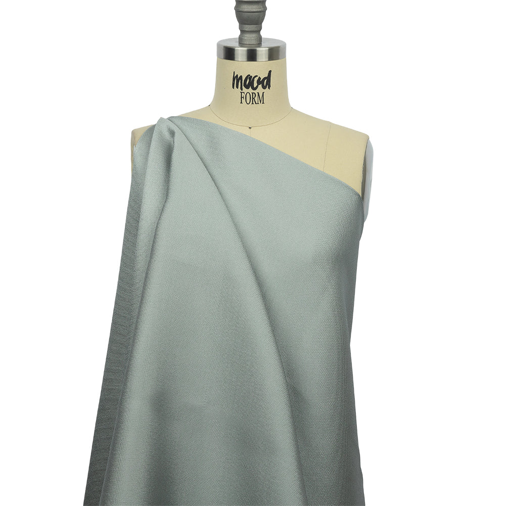 Novelty Polyester Pique - Silver - Kestrel Collection Drape Novelty Polyester Pique - Silver - Kestrel Collection Drape