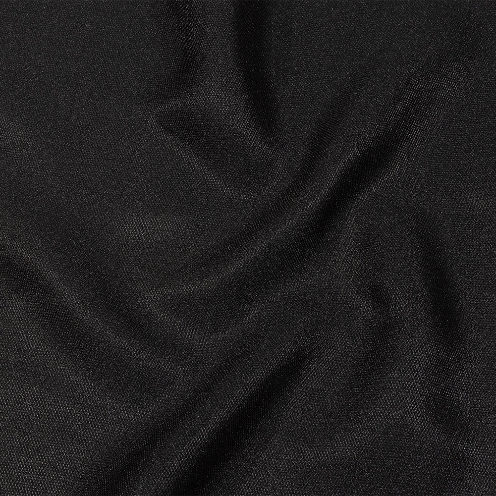 Kestrel Black Novelty Polyester Pique Kestrel Black Novelty Polyester Pique