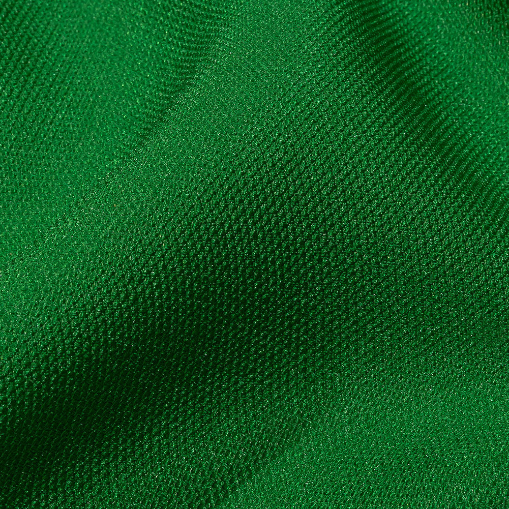 Kestrel Emerald Novelty Polyester Pique - Folded Kestrel Emerald Novelty Polyester Pique - Folded
