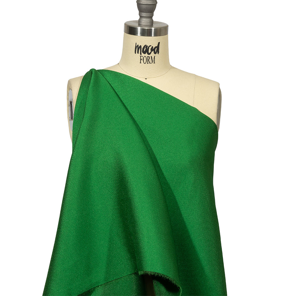 Kestrel Emerald Novelty Polyester Pique - Detail Kestrel Emerald Novelty Polyester Pique - Detail
