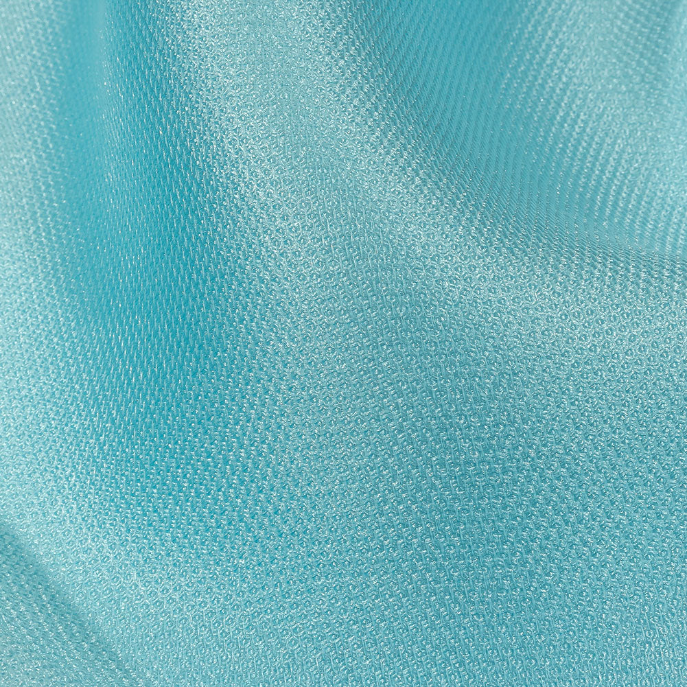 Kestrel Baby Blue Novelty Polyester Pique - Folded Kestrel Baby Blue Novelty Polyester Pique - Folded