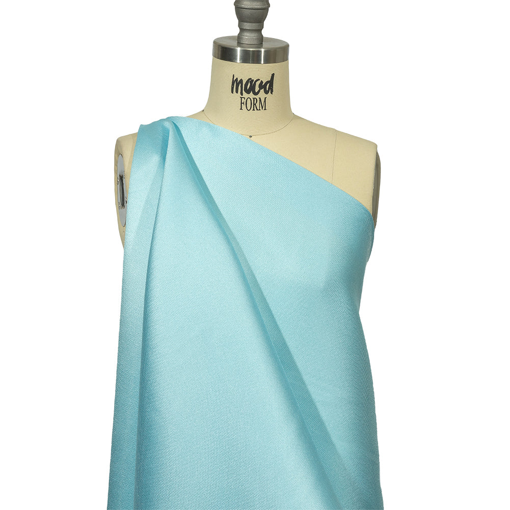 Kestrel Baby Blue Novelty Polyester Pique - Detail Kestrel Baby Blue Novelty Polyester Pique - Detail