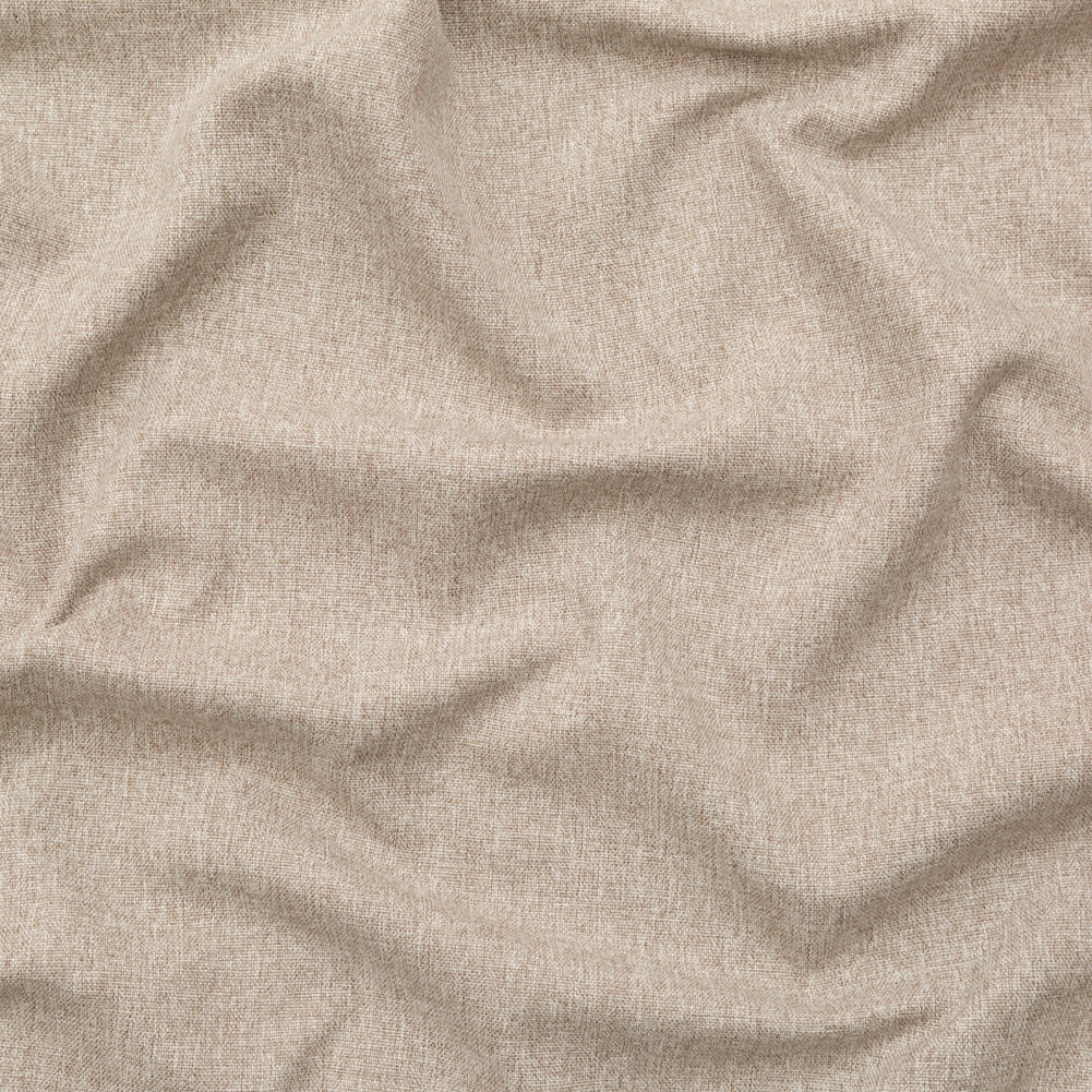 Cosme Dark Natural Lightweight Polyester Canvas