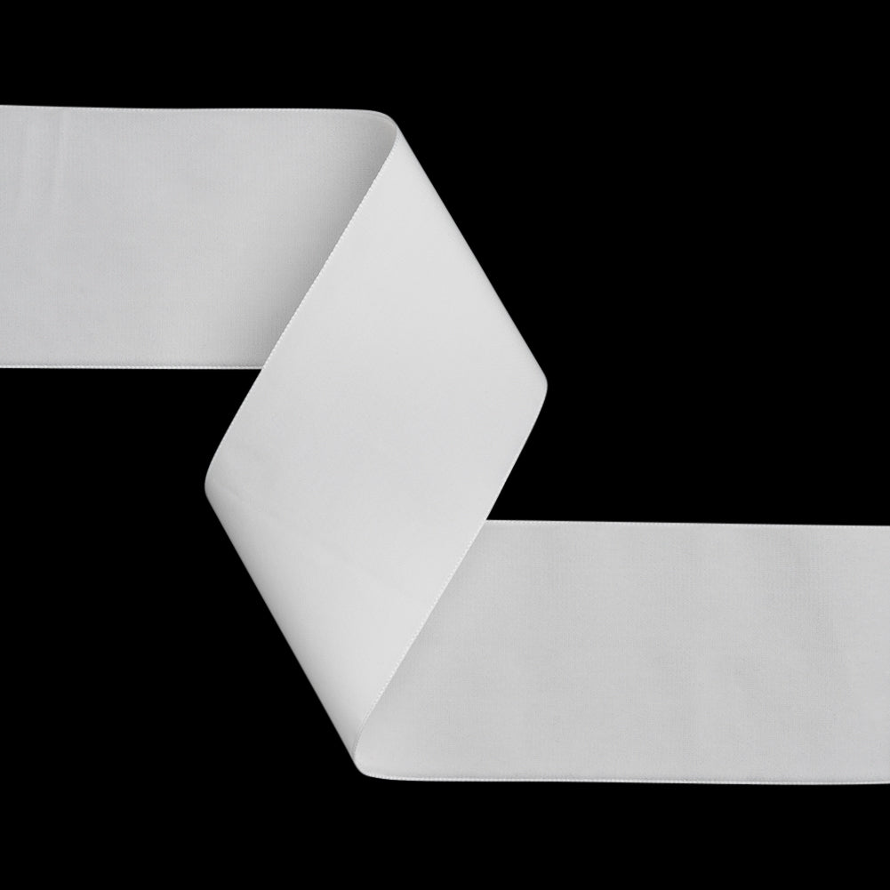 Single Faced Velvet Ribbon Made in Italy - 2.875" - Off White - Sabine Collection Single Faced Velvet Ribbon Made in Italy - 2.875" - Off White - Sabine Collection