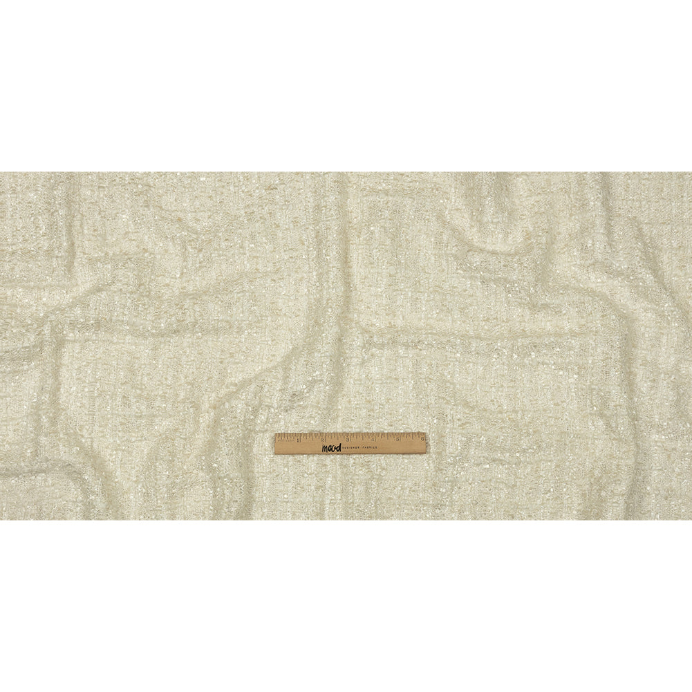 Viscose and Acrylic Chenille Tweed - Crystal Gray and Silver Coin - Newcastle Collection Drape Viscose and Acrylic Chenille Tweed - Crystal Gray and Silver Coin - Newcastle Collection Drape