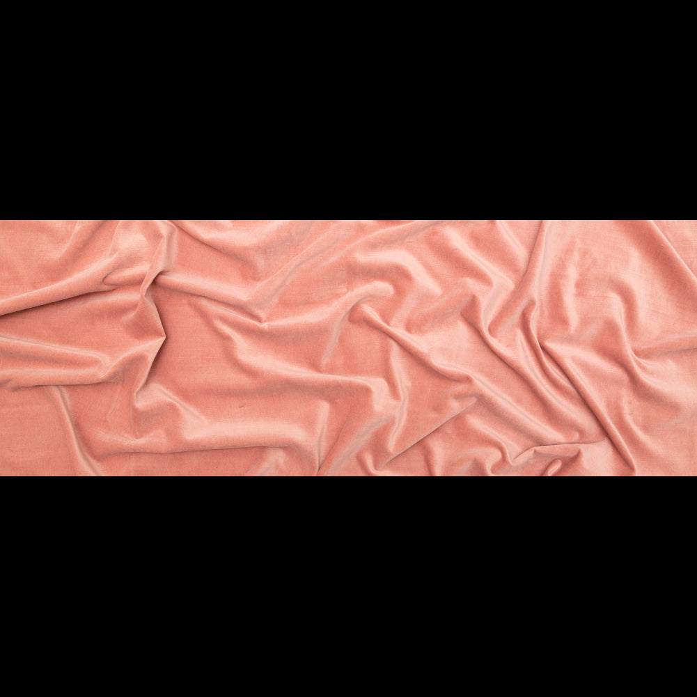 Petal Pink Velvet with Imitation Dupioni Backing - Full Petal Pink Velvet with Imitation Dupioni Backing - Full