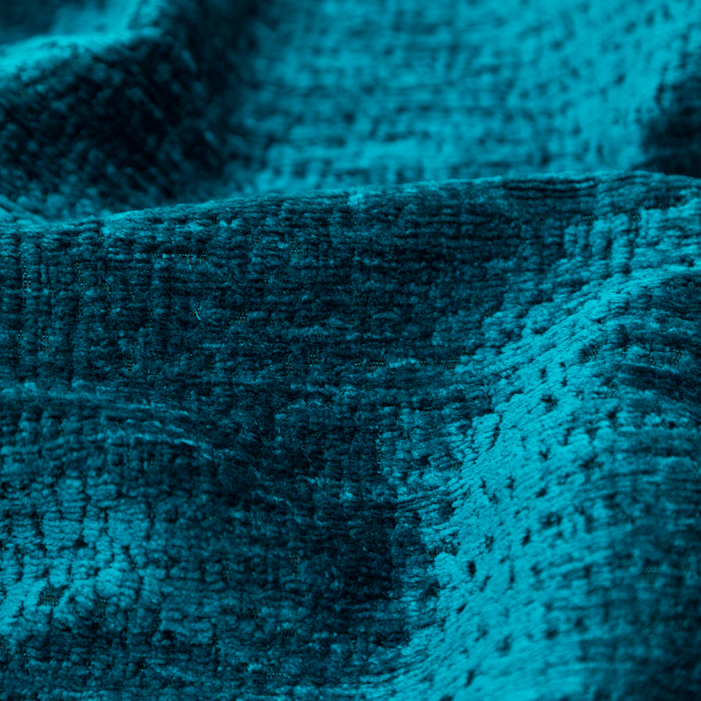Peacock Polyester Upholstery Chenille - Detail Peacock Polyester Upholstery Chenille - Detail