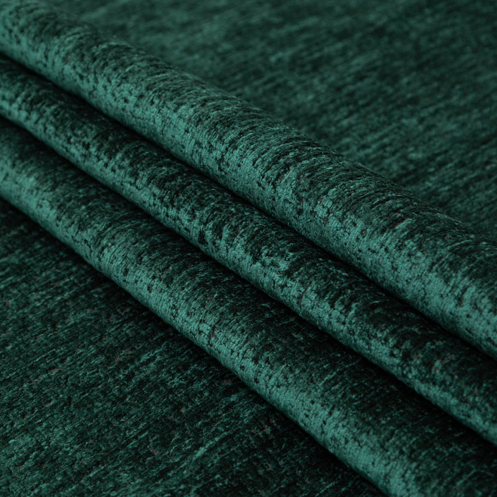 Emerald Polyester Upholstery Chenille Folded Emerald Polyester Upholstery Chenille Folded