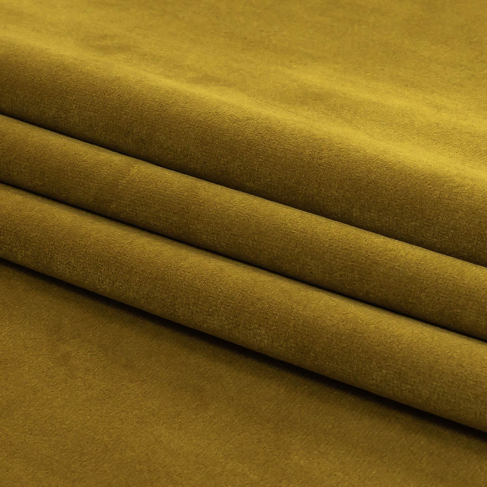 Citron Creamy Polyester Velvet Folded Citron Creamy Polyester Velvet Folded
