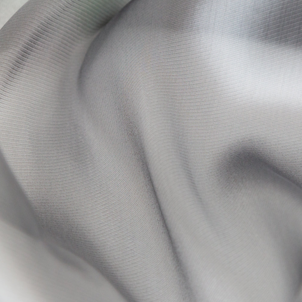 Satin-Faced Twill Organza - Radiant Charcoal Full Satin-Faced Twill Organza - Radiant Charcoal Full