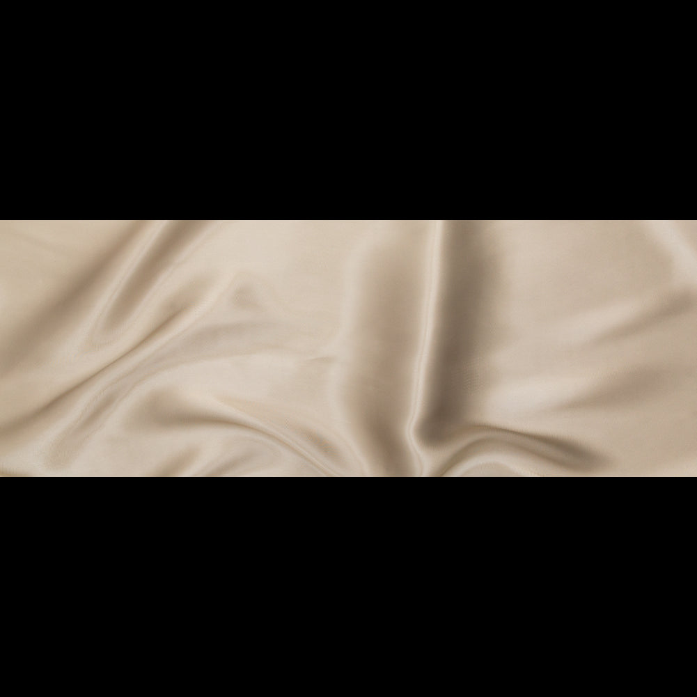 Luminous Champagne Satin-Faced Twill Organza - Folded Luminous Champagne Satin-Faced Twill Organza - Folded