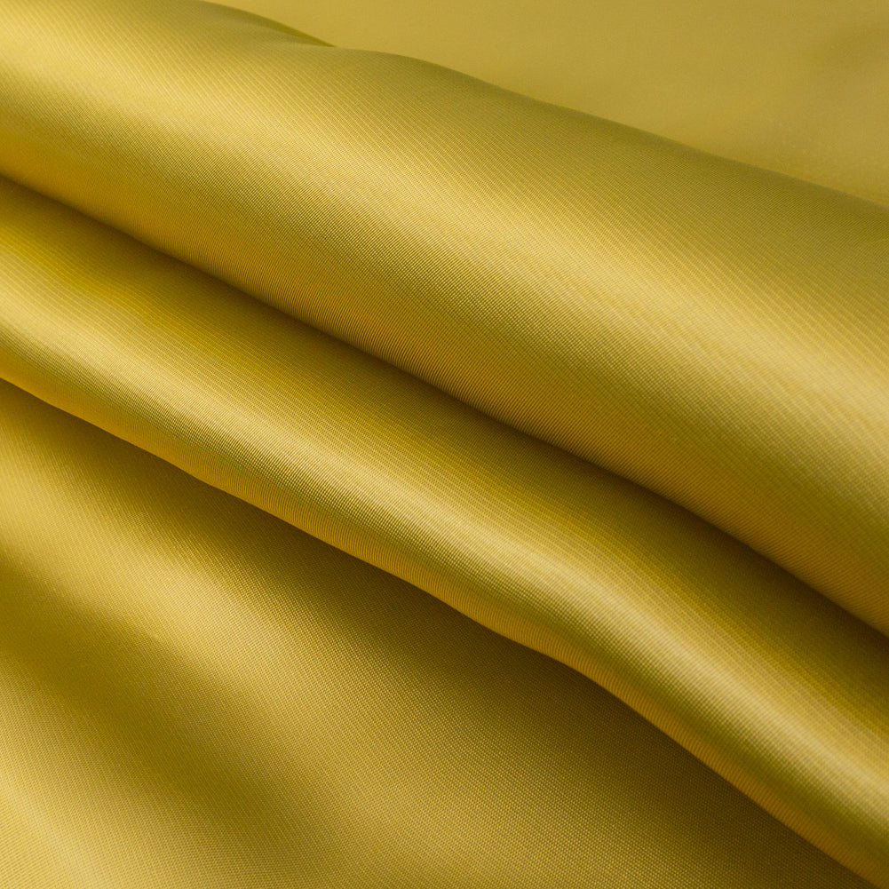 Satin-Faced Twill Organza - Luminous Rich Gold - Anise Collection Detail Satin-Faced Twill Organza - Luminous Rich Gold - Anise Collection Detail