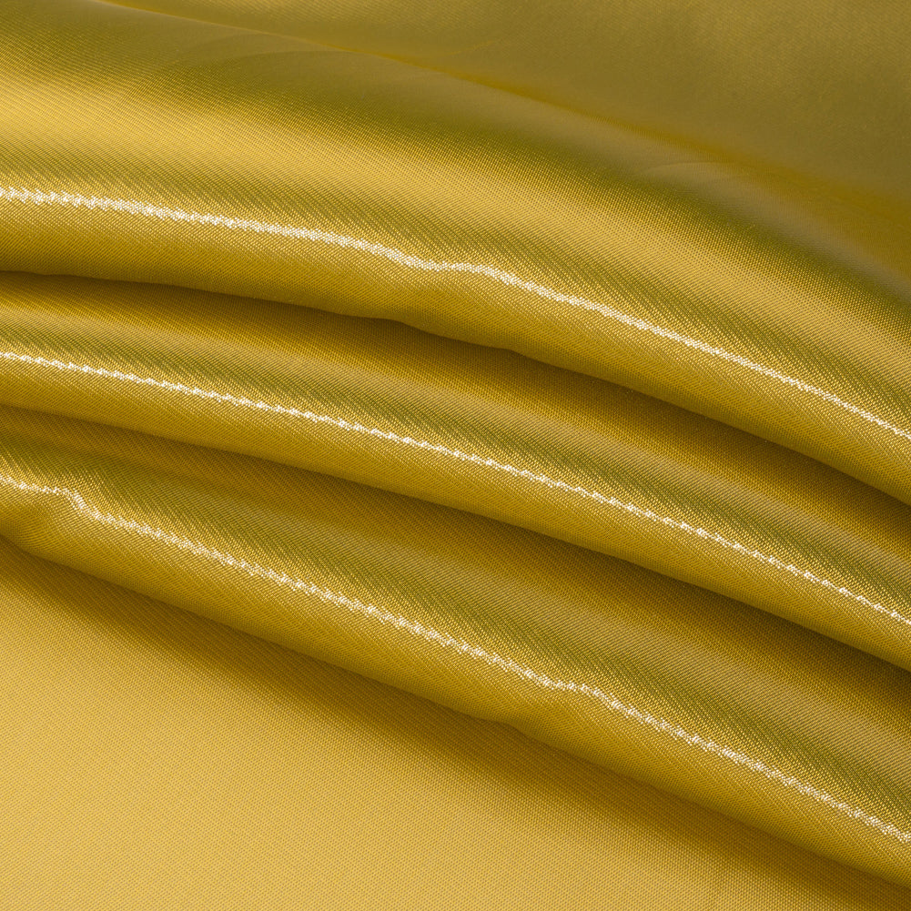 Anise Luminous Dark Gold Satin-Faced Twill Organza - Full Anise Luminous Dark Gold Satin-Faced Twill Organza - Full