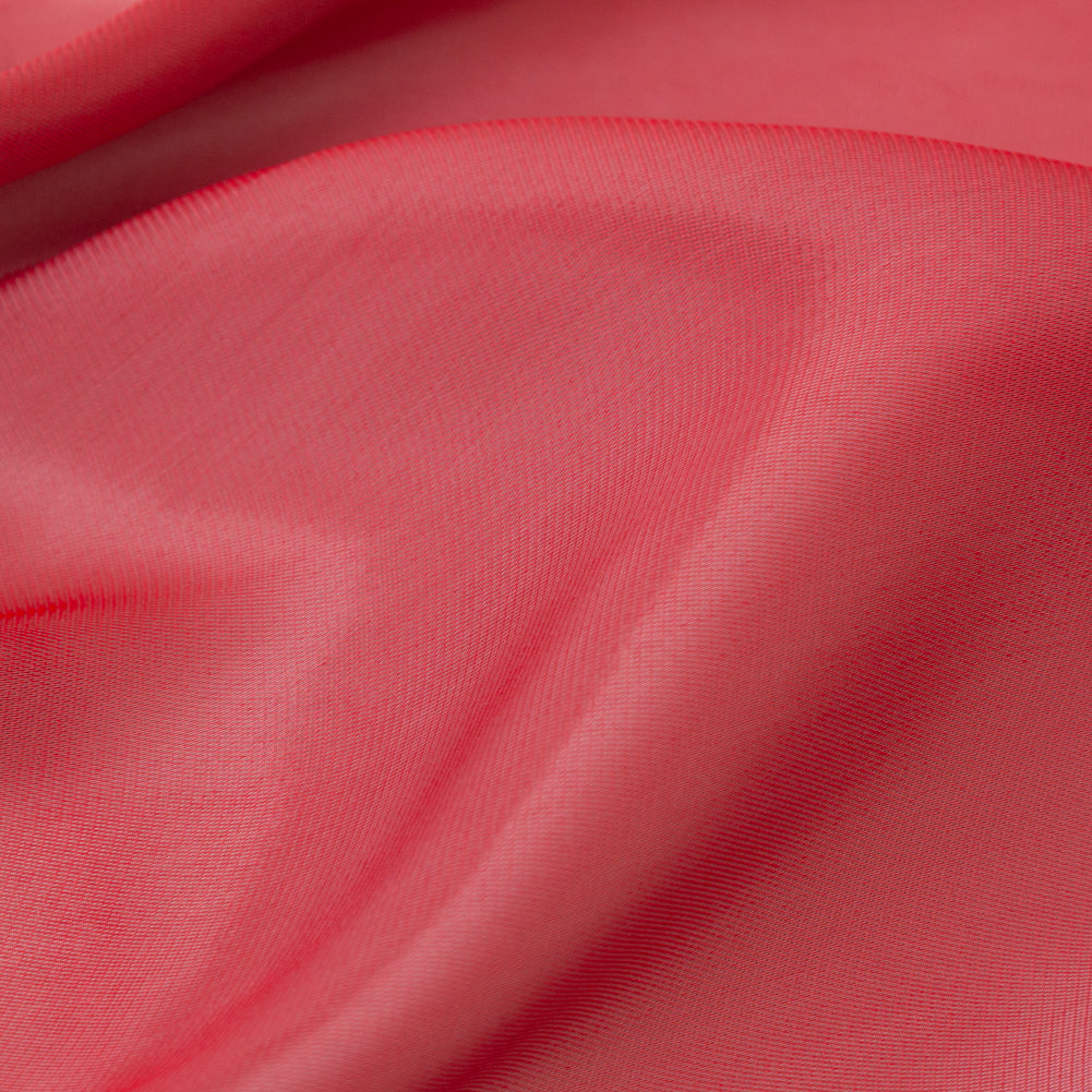 Satin-Faced Twill Organza - Luminous Red - Anise Collection Full Satin-Faced Twill Organza - Luminous Red - Anise Collection Full