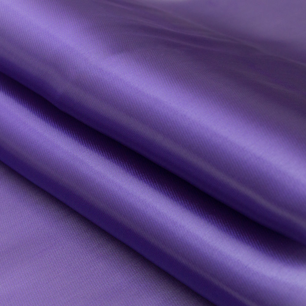 Luminous Purple Satin-Faced Twill Organza - Detail Luminous Purple Satin-Faced Twill Organza - Detail