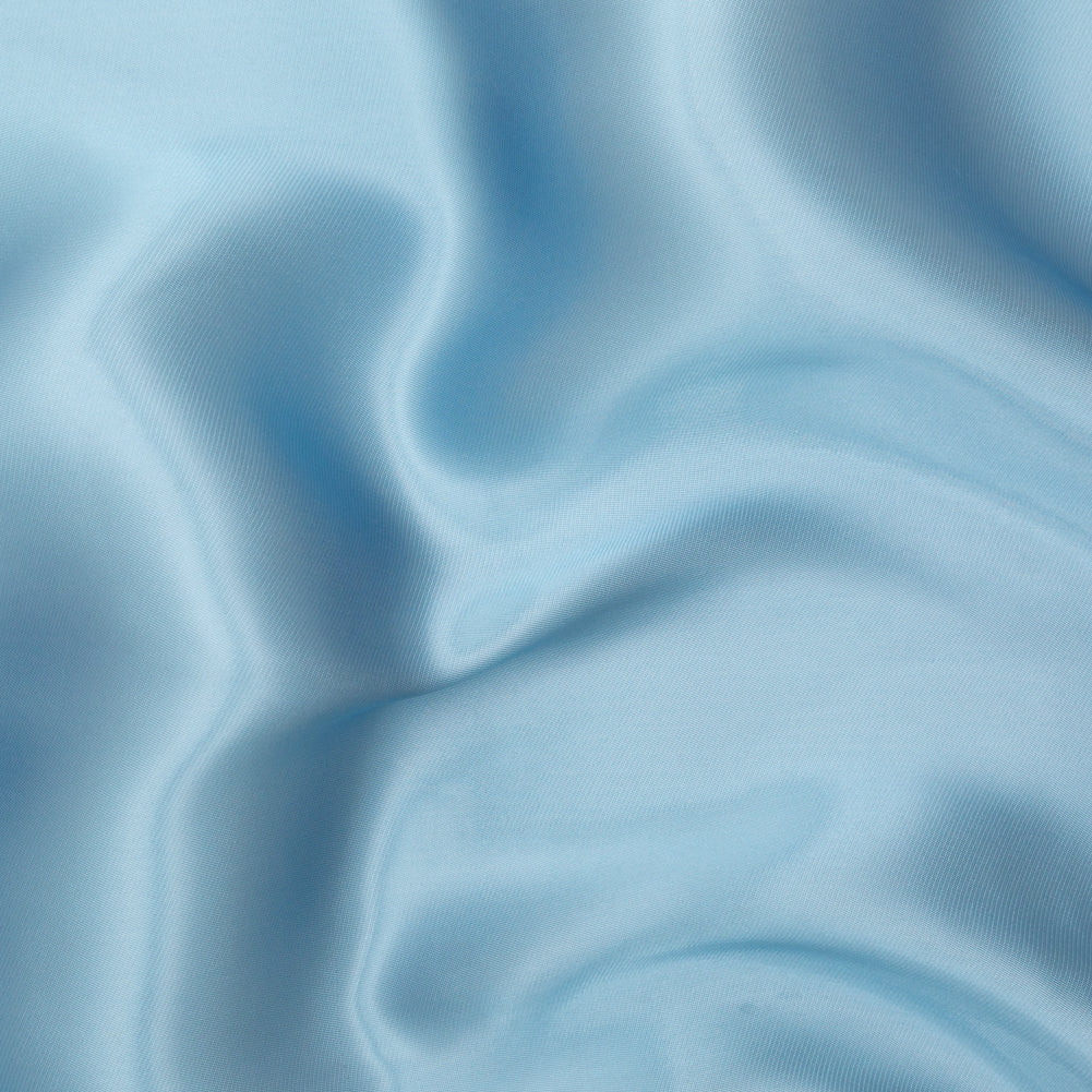 Satin-Faced Twill Organza - Luminous Aqua - Anise Collection Satin-Faced Twill Organza - Luminous Aqua - Anise Collection
