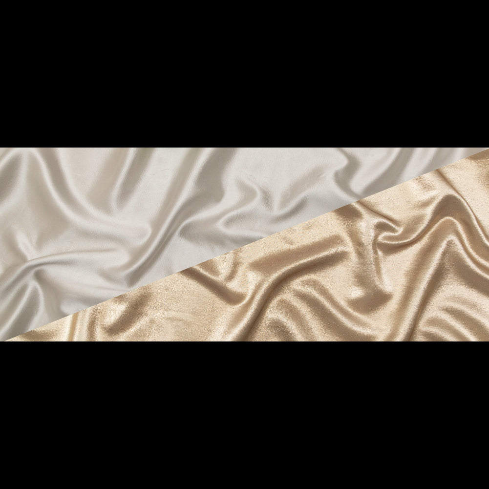 Metallic Luxury Lame - Gold - Meriden Collection Folded Metallic Luxury Lame - Gold - Meriden Collection Folded