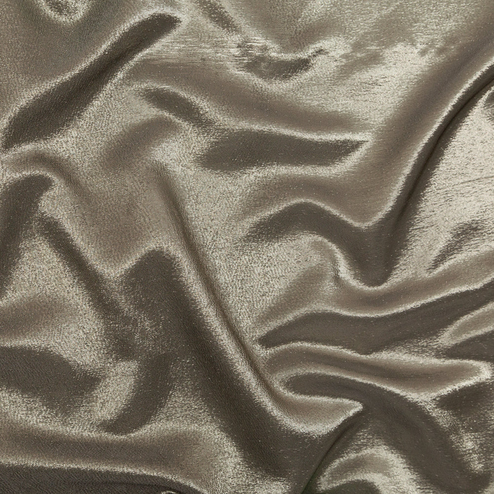 Metallic Pewter Luxury Lame Metallic Pewter Luxury Lame