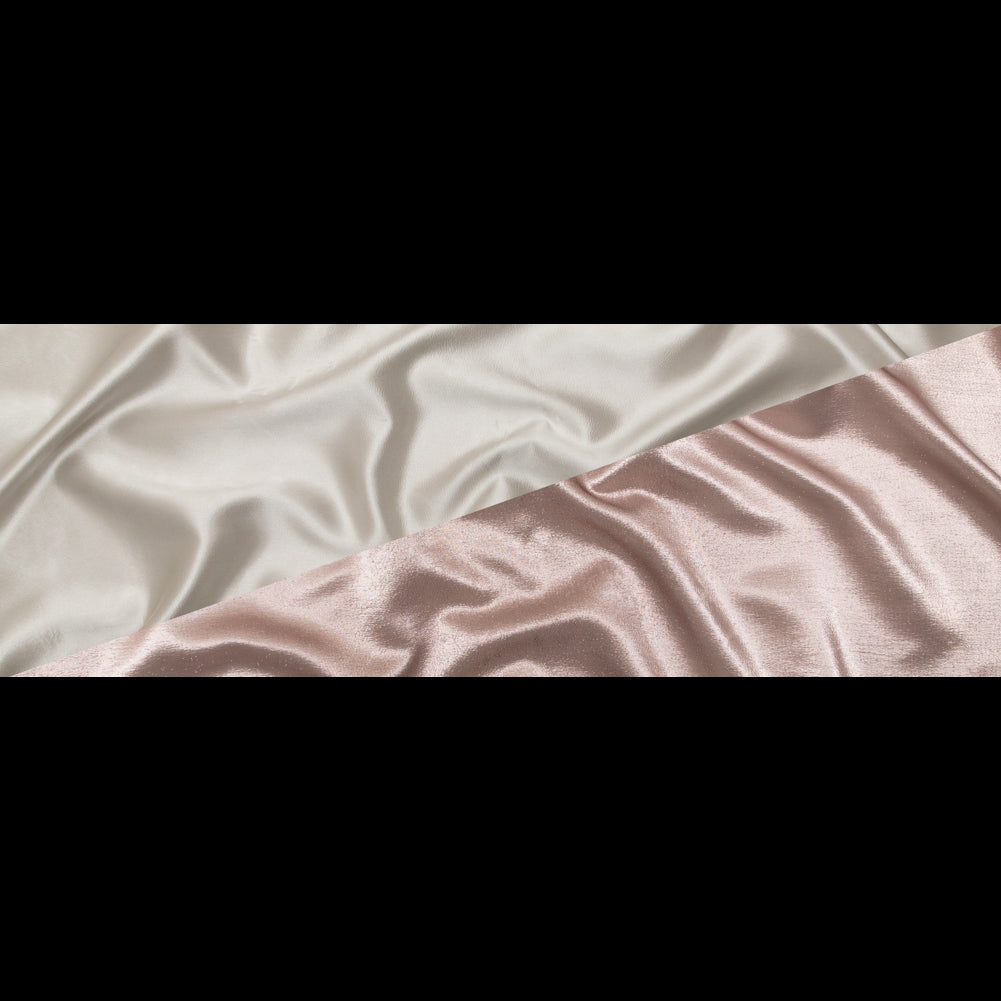 Metallic Luxury Lame - Rose - Meriden Collection Folded Metallic Luxury Lame - Rose - Meriden Collection Folded