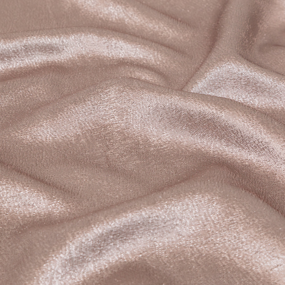 Metallic Luxury Lame - Rose - Meriden Collection Full Metallic Luxury Lame - Rose - Meriden Collection Full