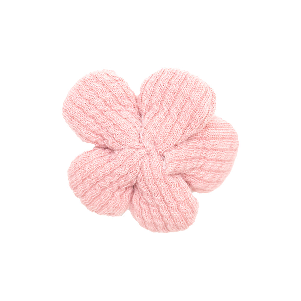 Italian Pink and Gray Flower Applique - 2 - Detail Italian Pink and Gray Flower Applique - 2 - Detail