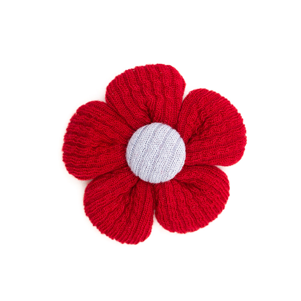 Italian Red and Tradewinds Flower Applique - 2 Italian Red and Tradewinds Flower Applique - 2