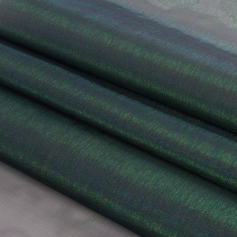 Black Sparkle Stiff Polyester Organdy - Full Black Sparkle Stiff Polyester Organdy - Full