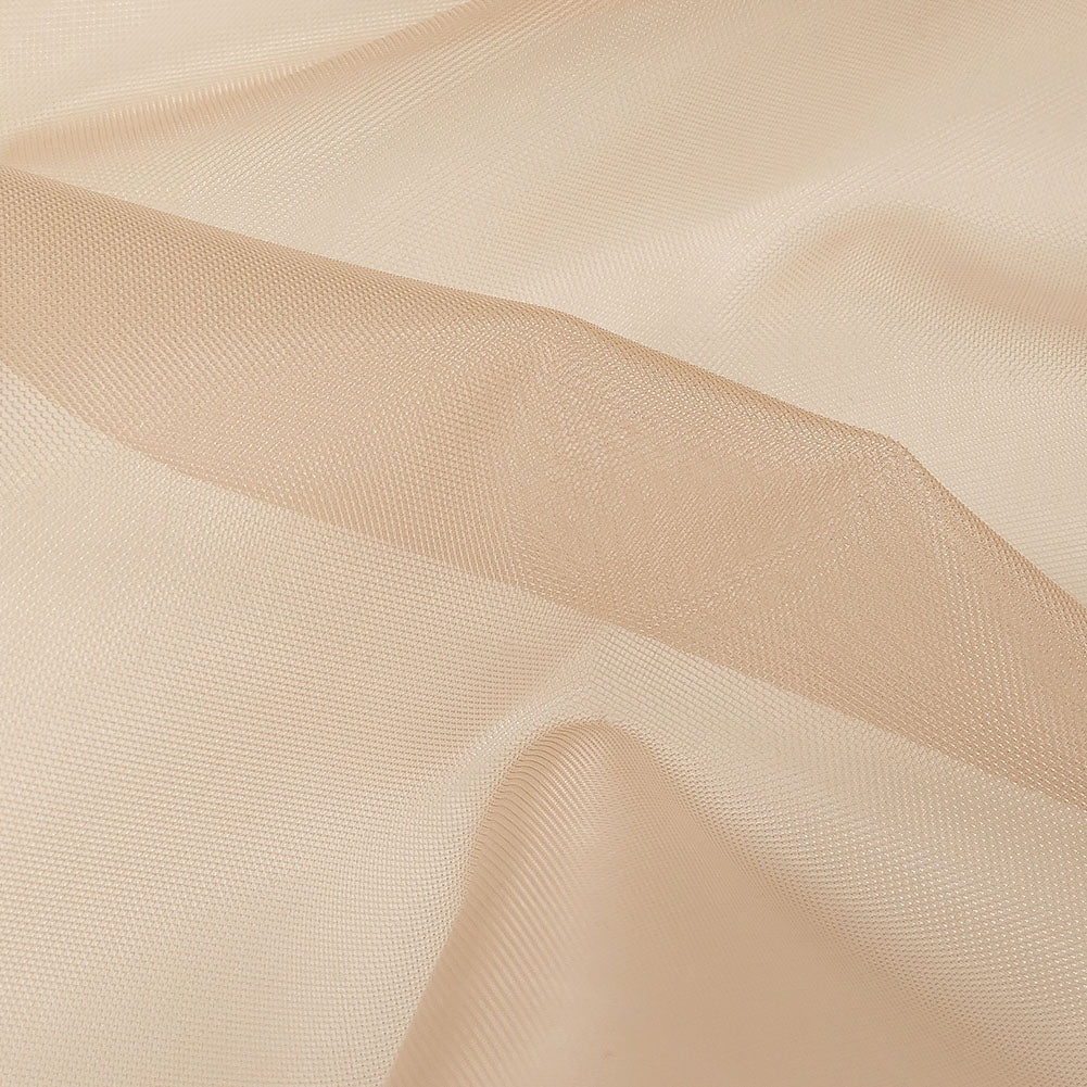 Stiff Polyester Organdy - Nude - Rhiannon Collection Folded Stiff Polyester Organdy - Nude - Rhiannon Collection Folded