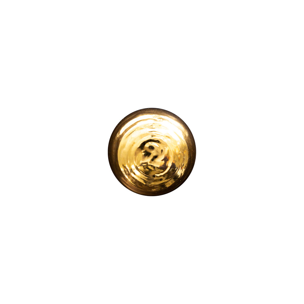 Italian Gold Domed Plastic Shank-Back Button - 18L/11.5mm Italian Gold Domed Plastic Shank-Back Button - 18L/11.5mm