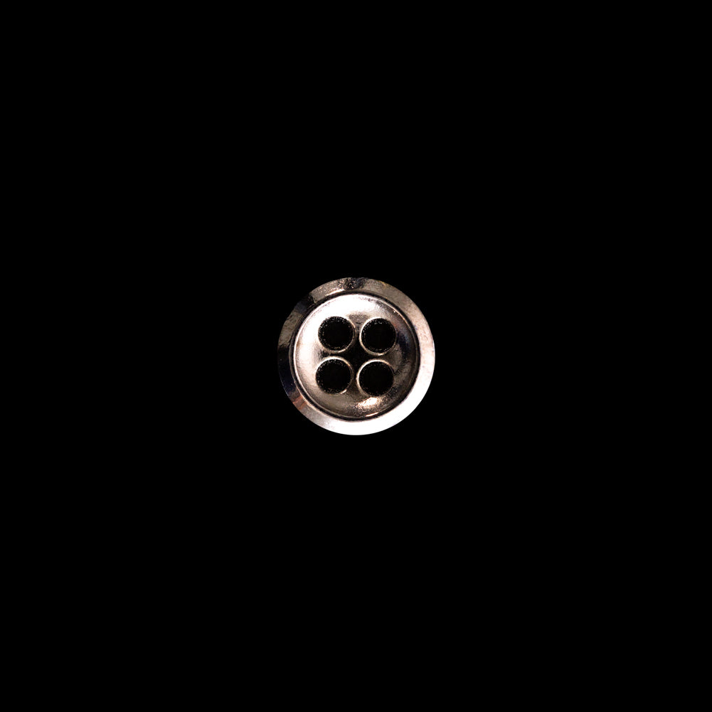 Italian Gunmetal 4-Hole Button - 14L/9mm Italian Gunmetal 4-Hole Button - 14L/9mm