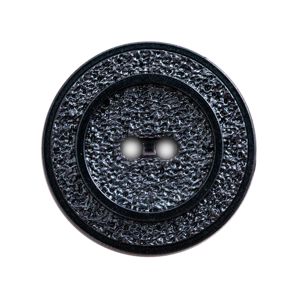 Italian Navy Gravel 2-Hole Button - 44L/28mm Italian Navy Gravel 2-Hole Button - 44L/28mm