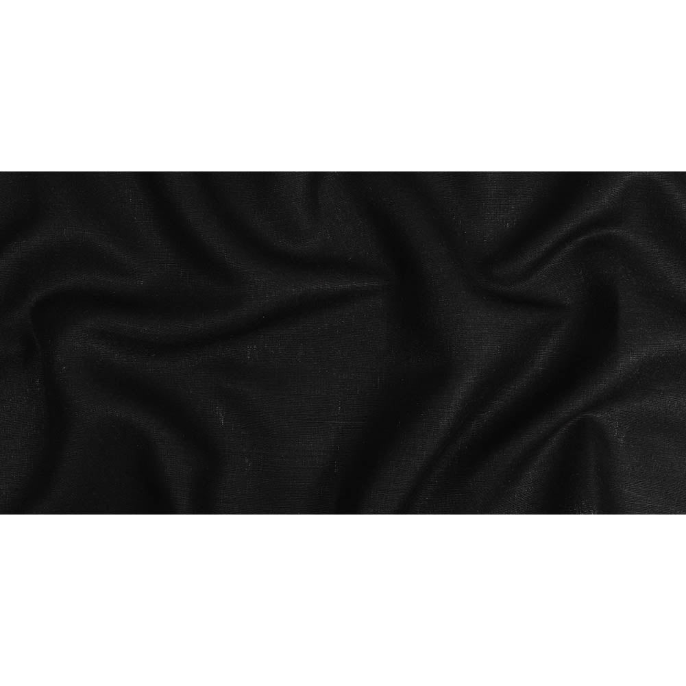 Black Heavyweight Linen Woven Full Black Heavyweight Linen Woven Full