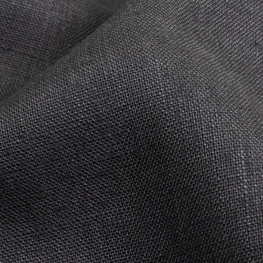 Charcoal Heavyweight Linen Woven Detail Charcoal Heavyweight Linen Woven Detail